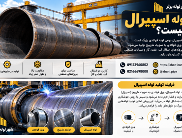 لوله اسپیرال و فرایند تولید لوله اسپیرال